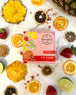Tropical Fruit Smash Cocktail Infusion Kit. Can also be made into a Mocktail. Used with Vodka, Gin, Rum or Bourbon.