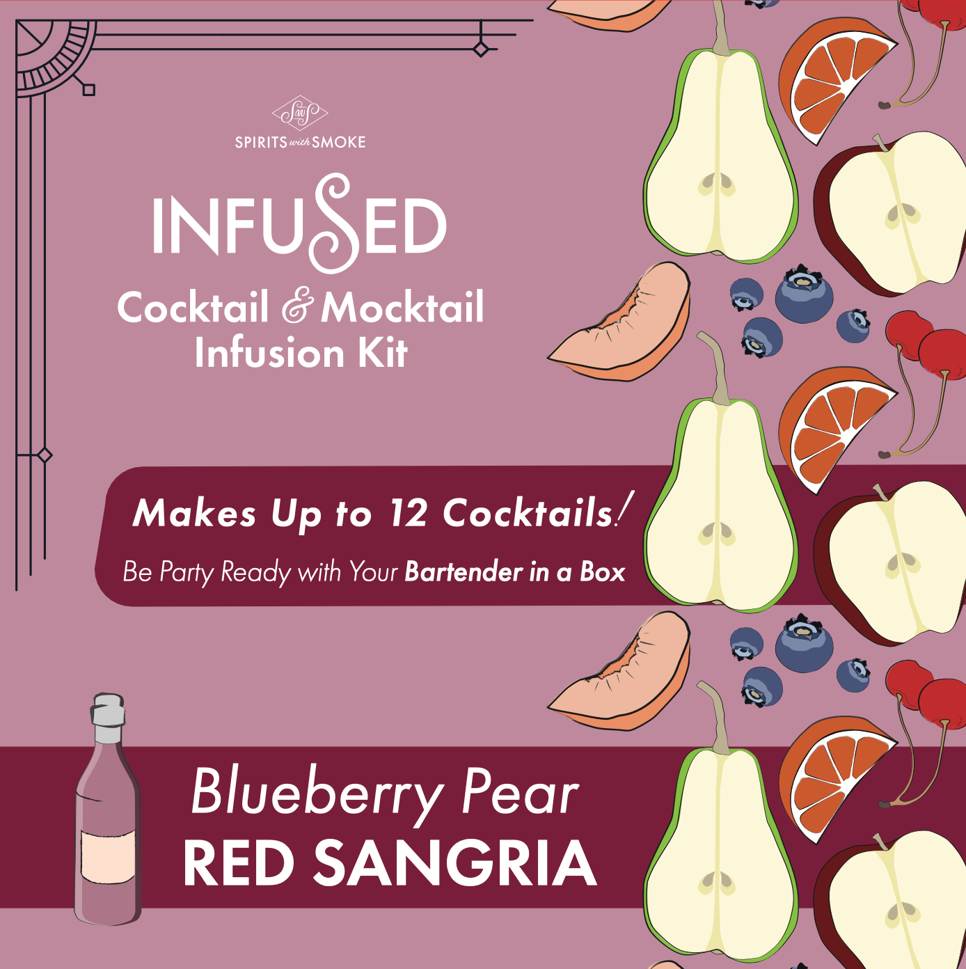 Blueberry Pear Red Sangria