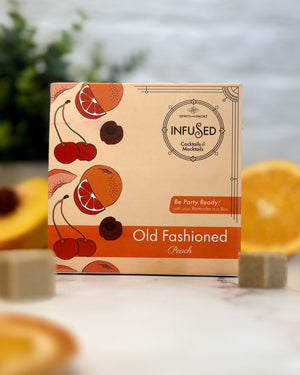 Peach Old Fashioned Cocktail Infusion Kit. Also can be made into a Mocktail. 