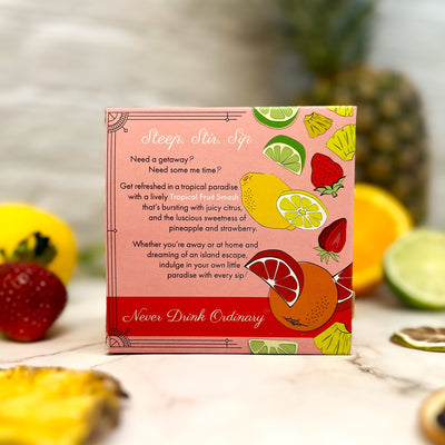 Tropical Fruit Smash Cocktail Infusion Kit. Can also be made into a Mocktail. Used with Vodka, Gin, Rum or Bourbon. 