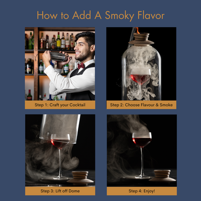 steps on how to make the perfect smoked cocktail